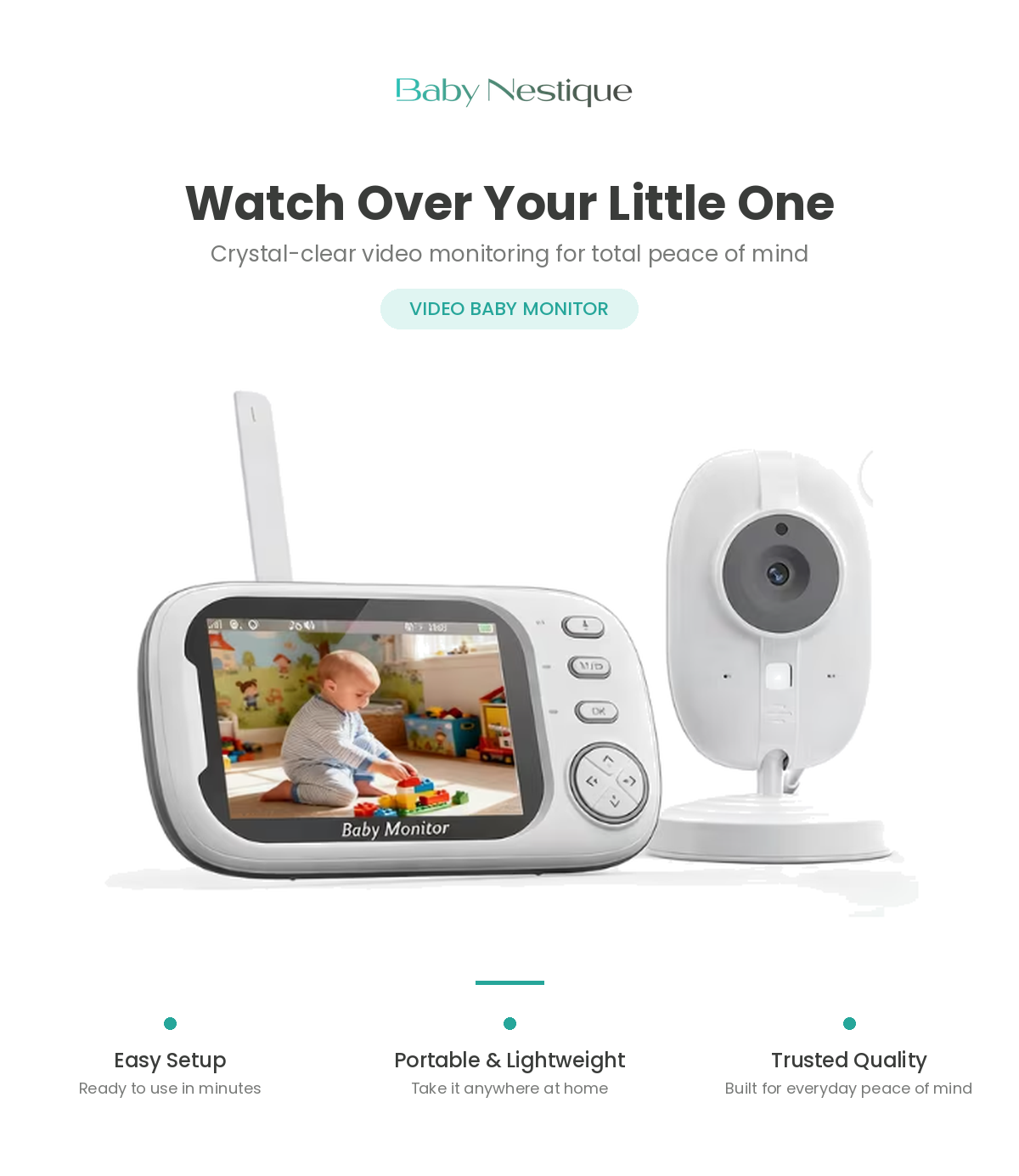 Peaceful Nights Wireless Baby Monitor