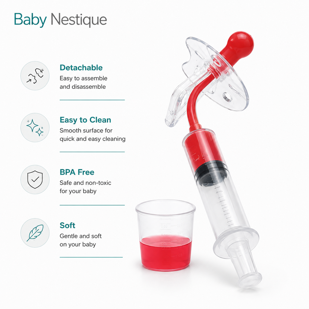Give Medicine Easily with Baby Pacifier Dispenser