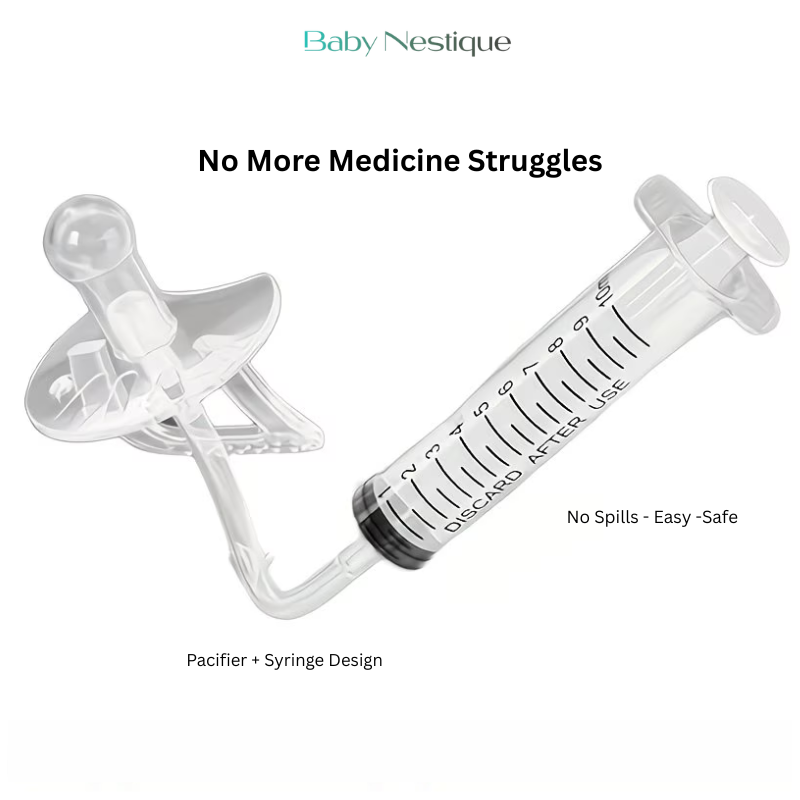 Give Medicine Easily with Baby Pacifier Dispenser