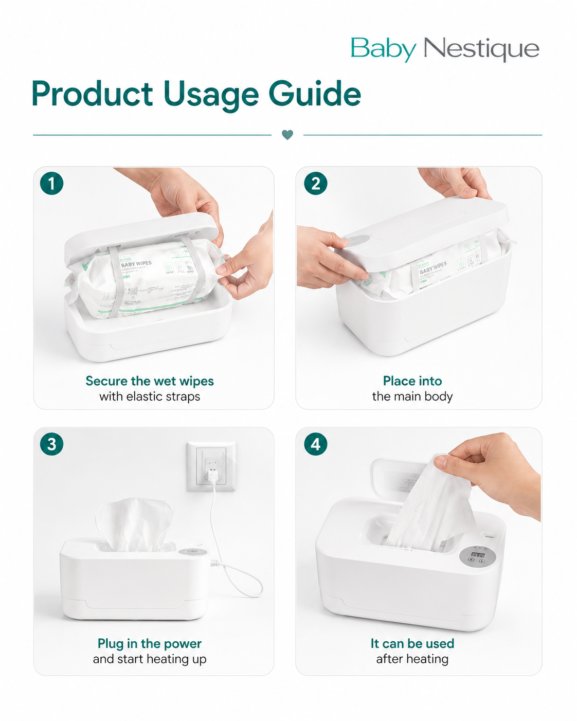 Gentle Heated Wipe Dispenser